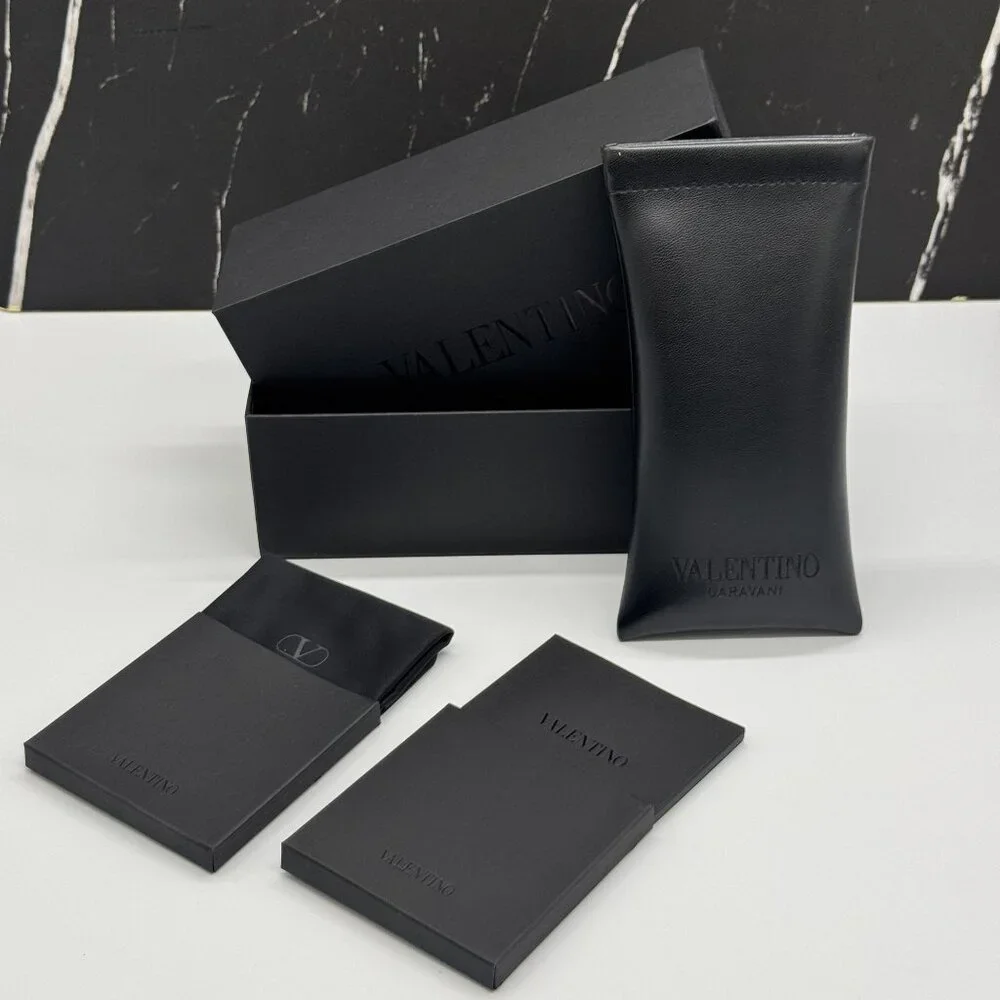 NEW VALENTINO VLS-168B SILVER BLUE UNISEX SUNGLASSES - Picture 9 of 9